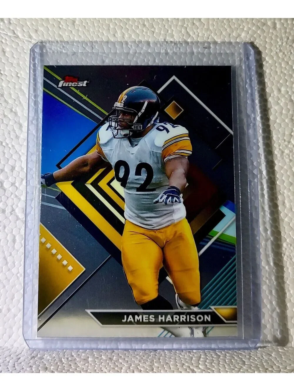James Harrison 2023 Topps Finest NFL #231 Football Card Pittsburgh Steelers
